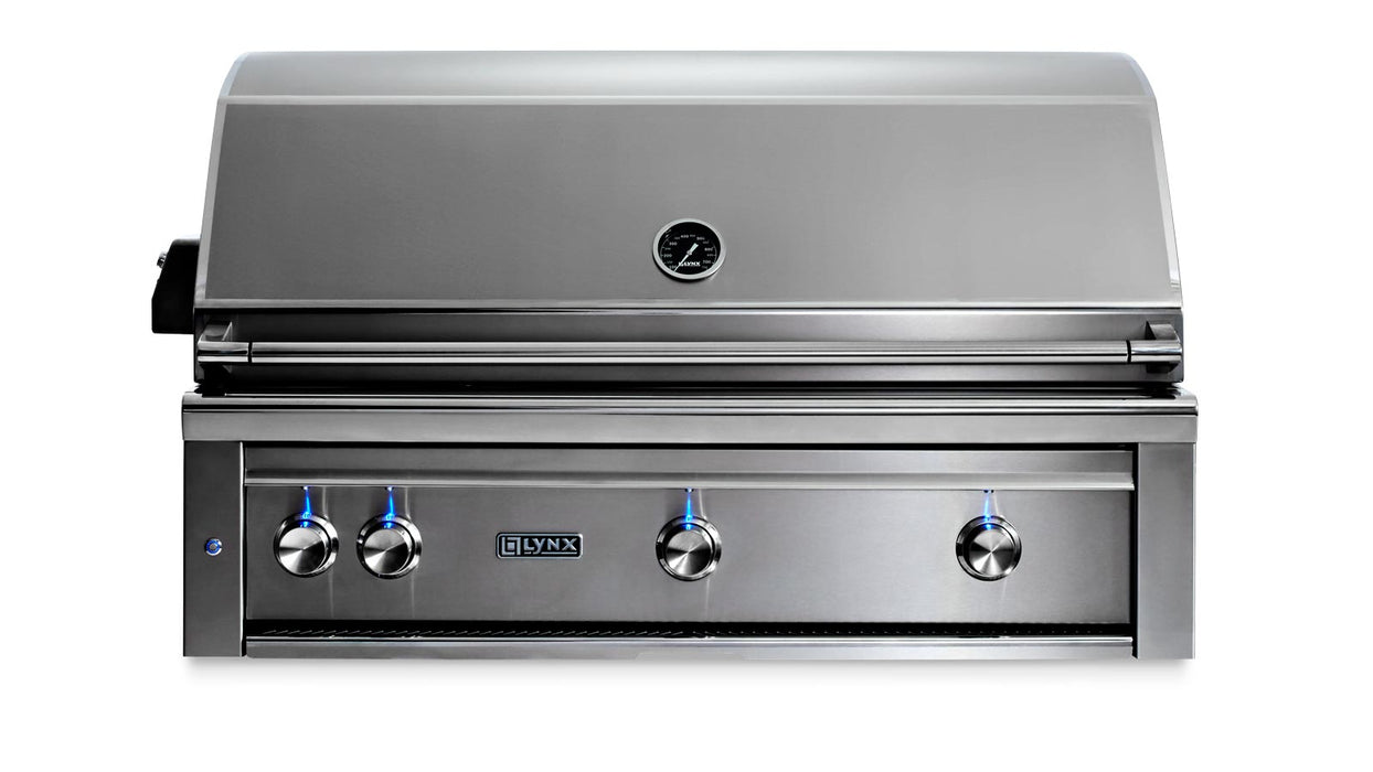 Lynx 42" Built-In Grill - 1 Trident™ w/ Rotisserie in SS - L42TR-NG
