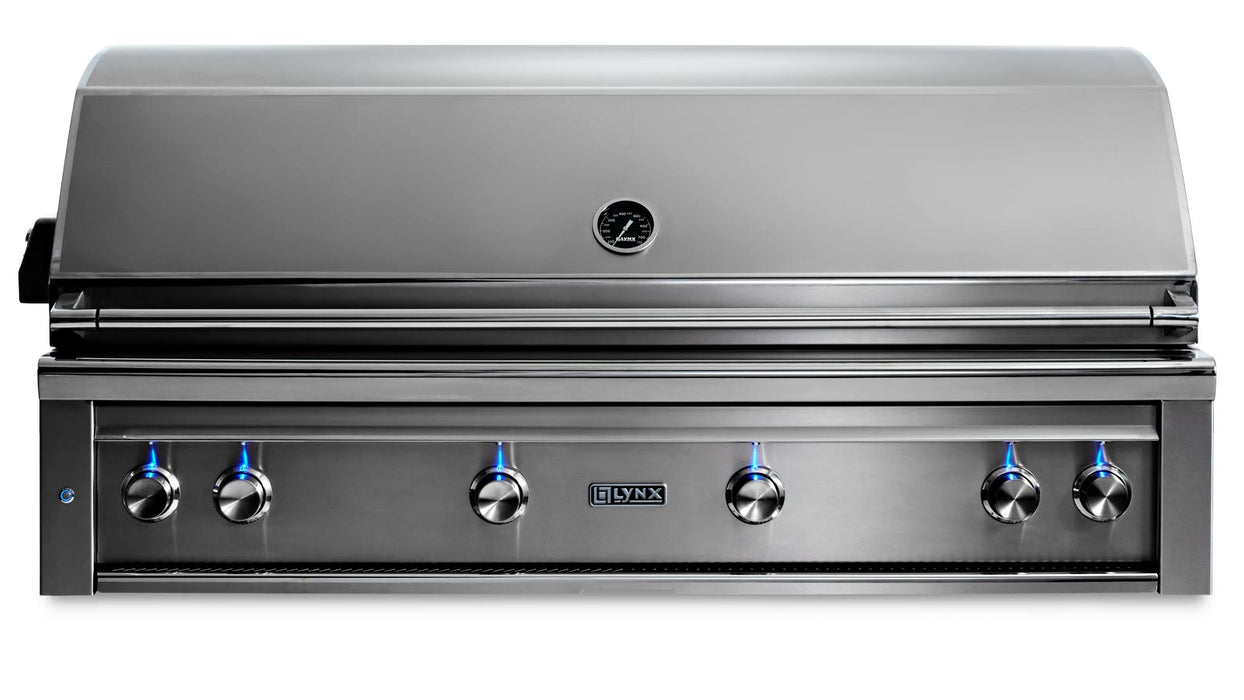 Lynx 54" Built-In Grill - 1 Trident™ w/ Rotisserie in SS - L54TR-LP
