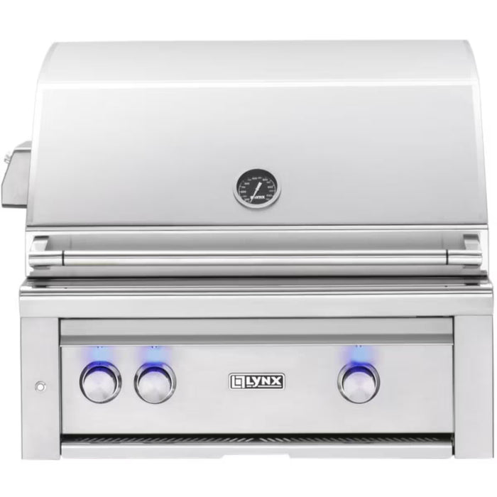 Lynx 30" Built-In Grill w/ Rotisserie in SS - L30R-3-LP