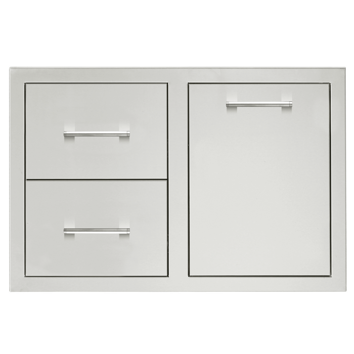 TrueFlame 33" 2-Drawer & Access Door Combo - TF-DC2-33-A