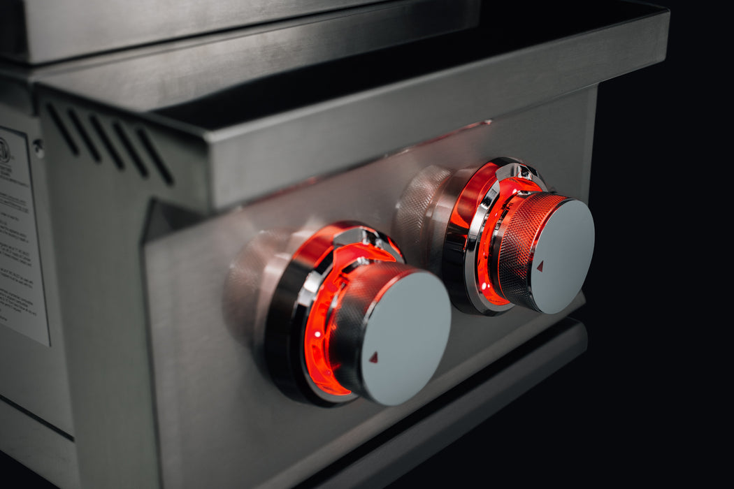 TrueFlame Double Side Burner + Storage Component