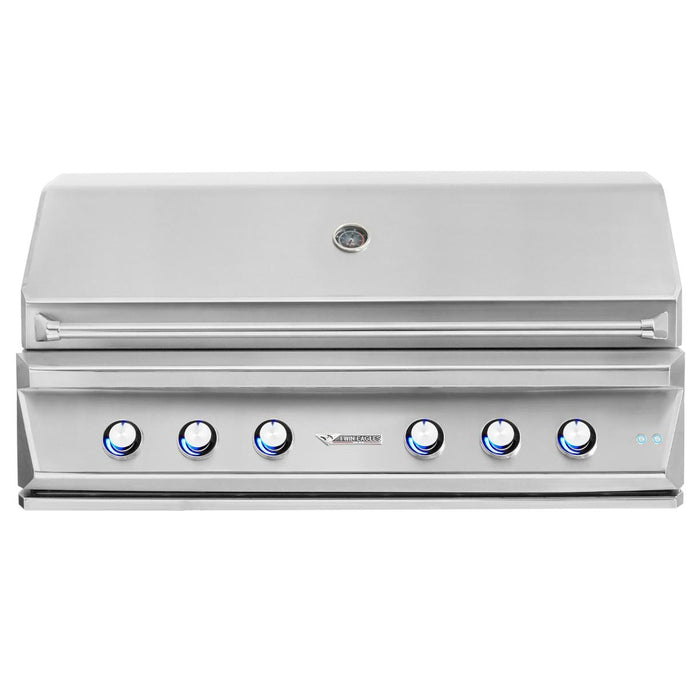 Twin Eagles 36-Inch 3-Burner Built-In Natural Gas Grill with Sear Zone & Infrared Rotisserie Burner - TEBQ36RS-CN