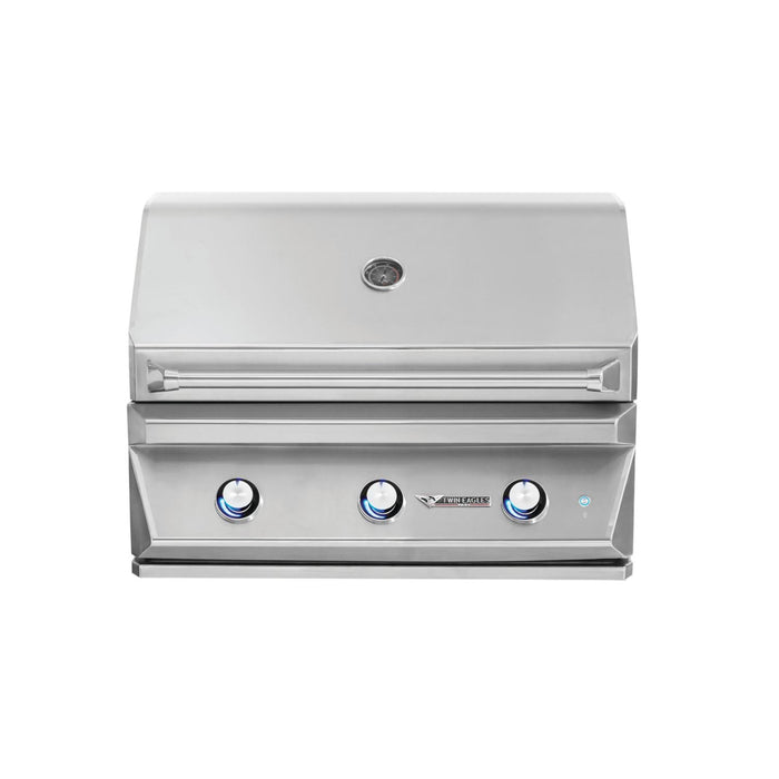 Twin Eagles 30-Inch 2-Burner Built-In Natural Gas Grill - TEBQ30G-CN