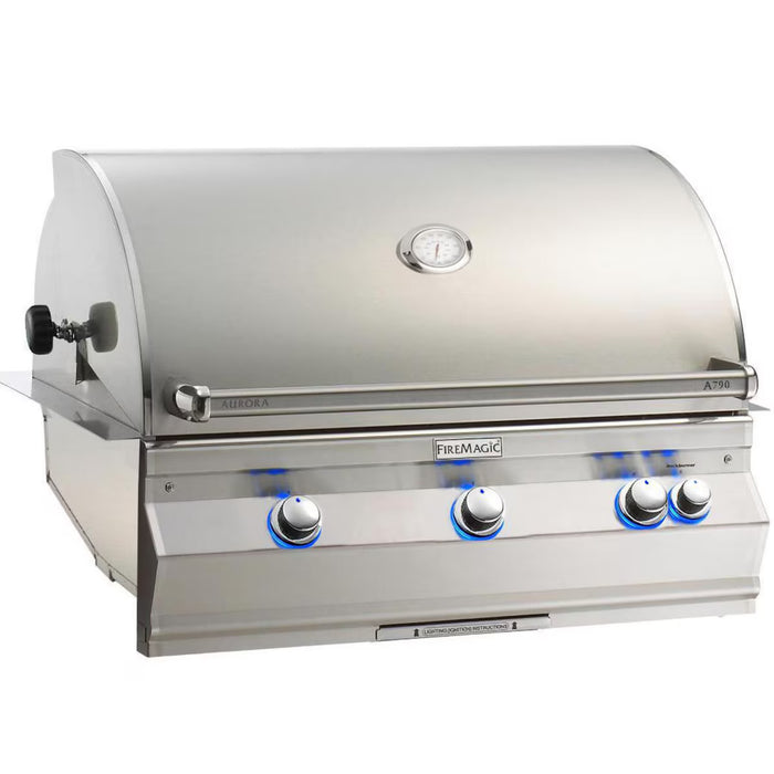 Fire Magic 40" Grills, Aurora A790i Built-In Grills with Analog Thermometer - A790i-8LAN