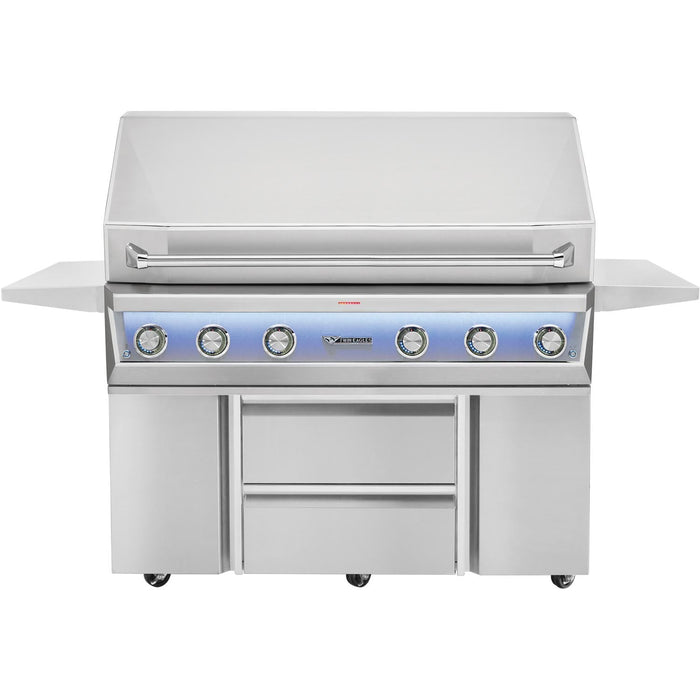 Twin Eagles Eagle One 42-Inch 3-Burner Built-In Natural Gas Grill with Sear Zone & Infrared Rotisserie Burner - TE1BQ42RS-N