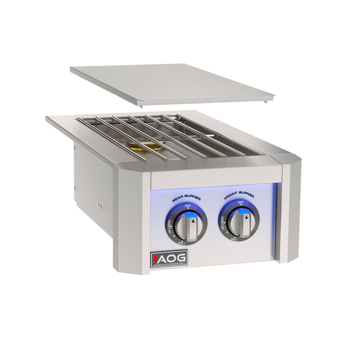 American Outdoor Grill L-Series Built-In Double Side Burner - AOG2SBLP