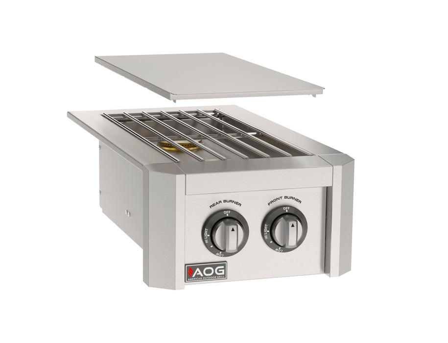 American Outdoor Grill T-Series Built-In Double Side Burner - AOG2SBTP