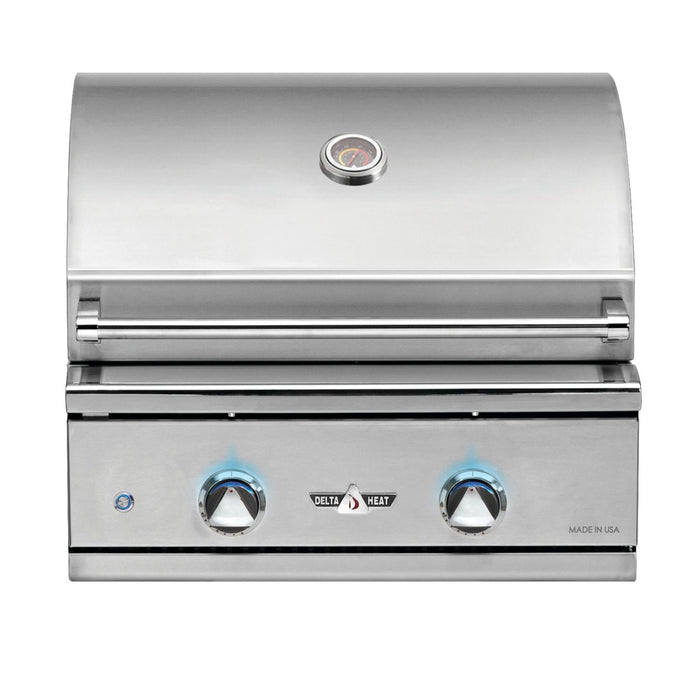 Delta Heat 32-Inch 3-Burner Built-In Propane Gas Grill - DHBQ32G-DL