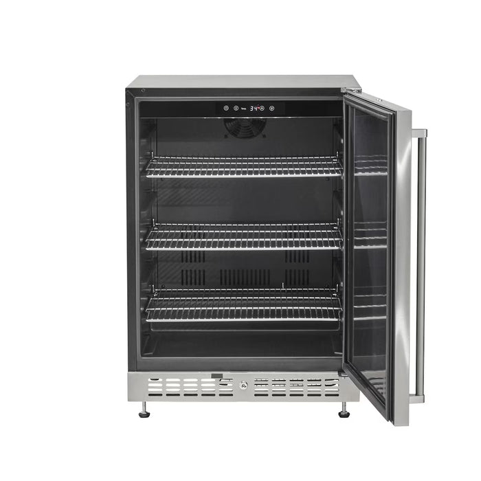 Coyote 21" Outdoor Refrigerator LH - C121R-S-L