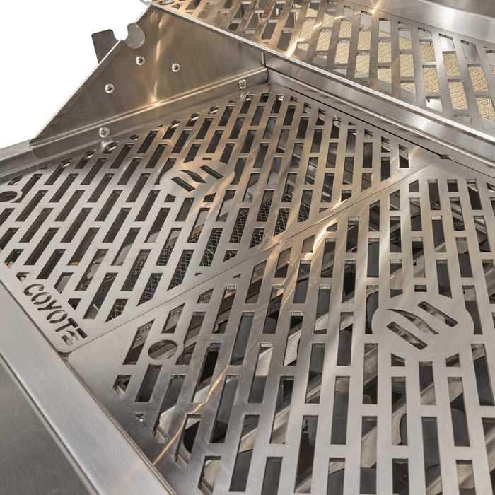 Coyote 36" SL-Series Grill, LED Lights, Ceramics - C3SL36LP