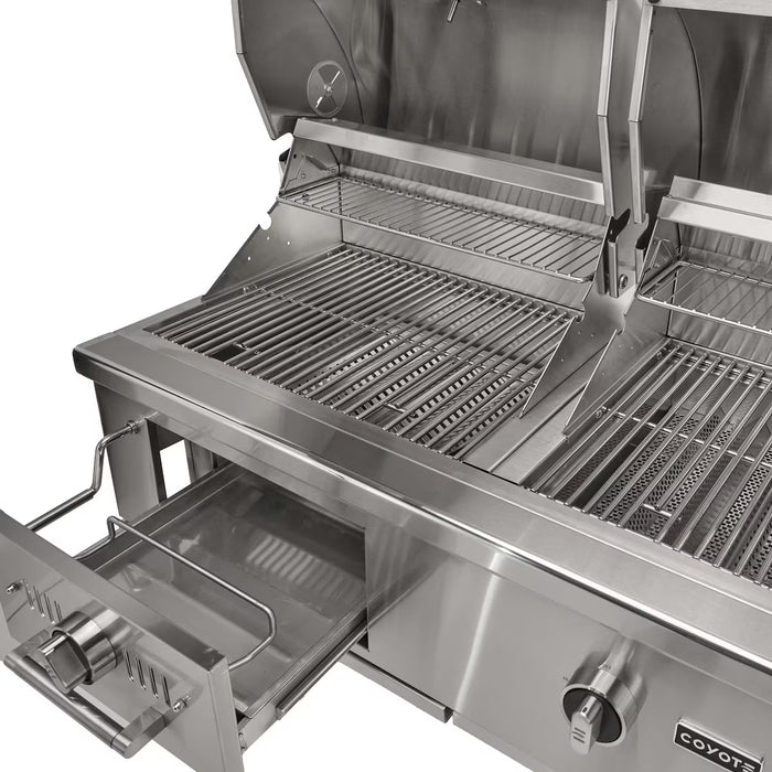 Coyote 50" Hybrid Grill, Built-In - C3HY50LP