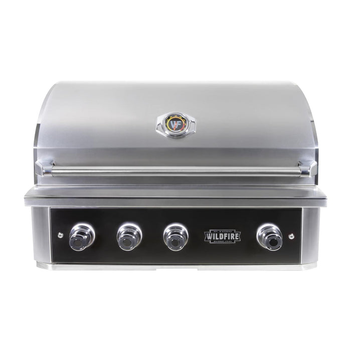 Wildfire Ranch PRO 30-Inch Black 304 SS Natural Gas Grill - WF-PRO30G-RH-NG