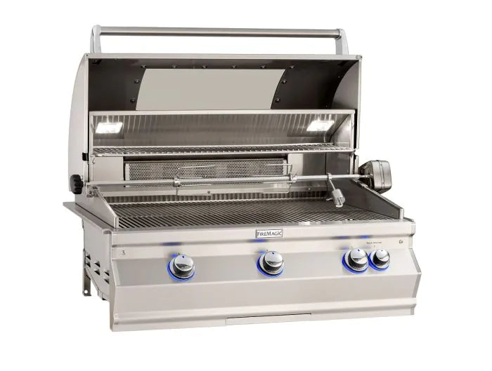 Fire Magic 34" Grills, Aurora A660i Built-In Grills with Analog Thermometer - A660i-8EAN-W