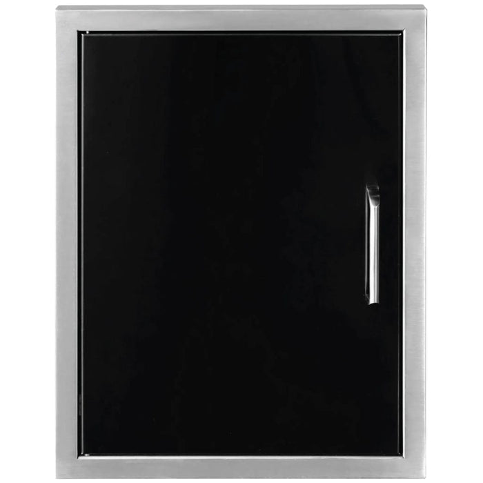 Wildfire 20" x 27" Black 304 Stainless Steel Vertical Single Door - WF-VSD2027-BSS