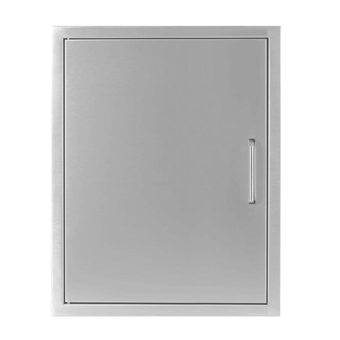 Wildfire 16" x 22" Black 304 Stainless Steel Vertical Single Door - WF-VSD1622-BSS