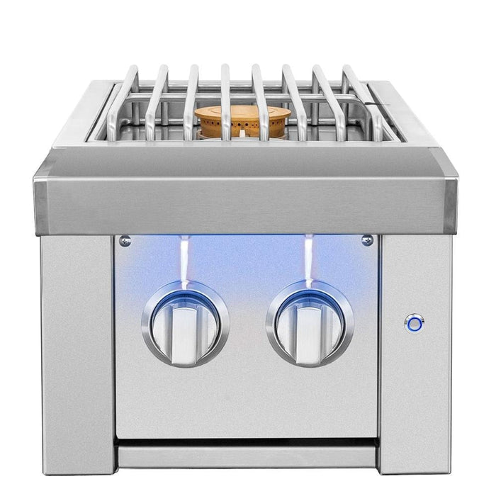 American Made Grills Estate Double Side Burner - Propane - ESTSB2-LP - Stono Outdoor Living Co