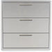 Blaze 30" Stainless Steel Triple Access Drawer - BLZ-30W-3DRW-LT - Stono Outdoor Living Co