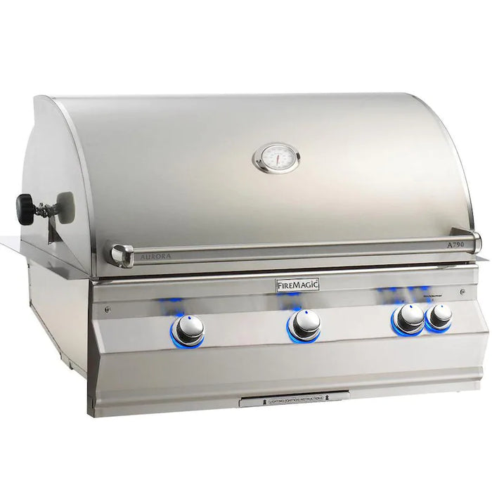 Fire Magic Aurora A790I 36-Inch Built-In Natural Gas Grill With Rotisserie And Analog Thermometer - A790I-8EAN - Stono Outdoor Living Co