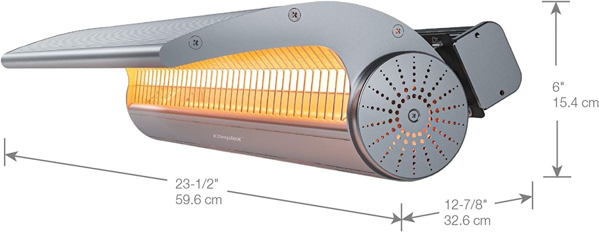 Dimplex DSH Series Outdoor/Indoor Infrared Electric Heater - 2400W - 240V - X-DSH20W - Stono Outdoor Living Co