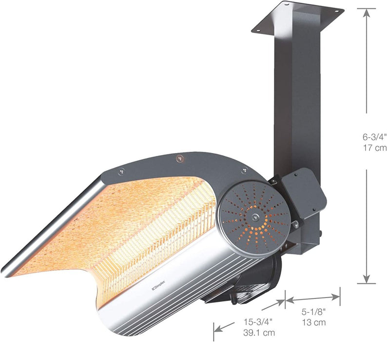 Dimplex DSH Series Outdoor/Indoor Infrared Electric Heater - 2400W - 240V - X-DSH20W - Stono Outdoor Living Co