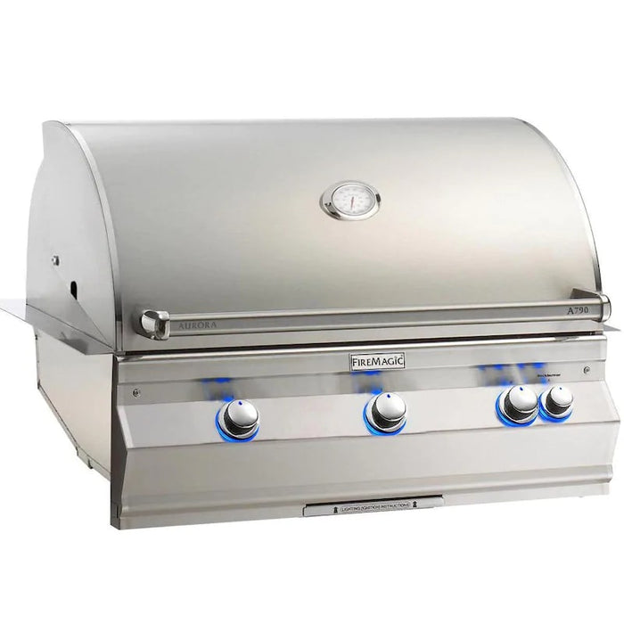 Fire Magic Aurora A790I 36-Inch Built-In Propane Gas Grill With One Infrared Burner And Analog Thermometer - A790I-7LAP - Stono Outdoor Living Co