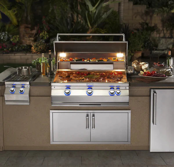 Fire Magic Aurora A660I 30-Inch Built-In Natural Gas Grill With Rotisserie And Analog Thermometer - A660I-8EAN - Stono Outdoor Living Co