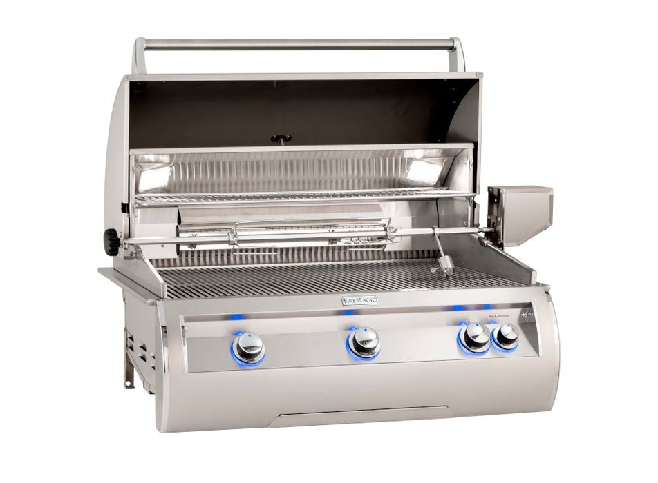 Fire Magic Echelon Diamond E790i "A" Series 36-Inch Built-In Gas Grill With Rotisserie & Analog Thermometer - Natural Gas - E790i-8EAN - Stono Outdoor Living Co