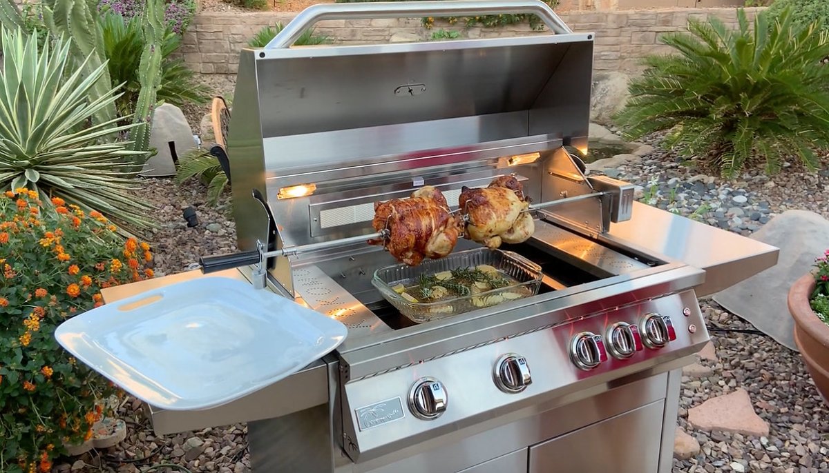 KoKoMo Grills 4 Burner S/S Rotisserie - KO-BAKRA - Stono Outdoor Living Co