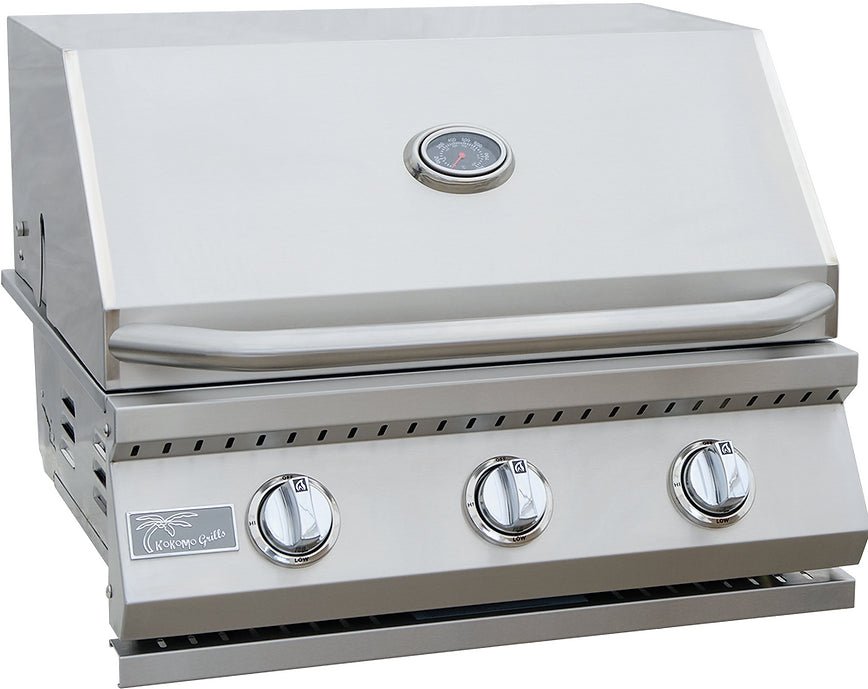 KoKoMo Grills 26" KO-BAK Series 3 Burner Built In BBQ Gas Grill - KO-BAK3BG - Stono Outdoor Living Co