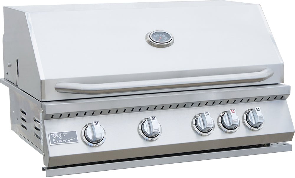 KoKoMo Grills 32" KO-BAK Series 4 Burner Built In BBQ Gas Grill with Back Burner - KO-BAK4BG - Stono Outdoor Living Co