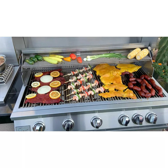 KoKoMo Grills 40" KO-BAK Series 5 Burner Built In BBQ Gas Grill with Infrared Back Burner - KO-BAK5BG - Stono Outdoor Living Co