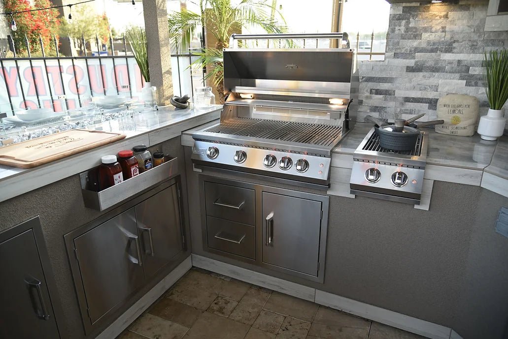 KoKoMo Grills Outdoor Kitchen Stainless Two Drawer KO-ALPDC - Stono Outdoor Living Co