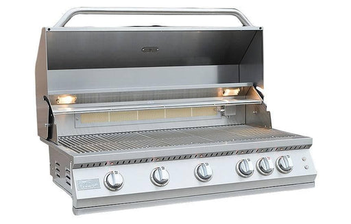 KoKoMo Grills Professional 5 Burner 40 Inch Built In Grill with Lights & Infrared Back Burner - KO-BAK5BG-PRO - Stono Outdoor Living Co