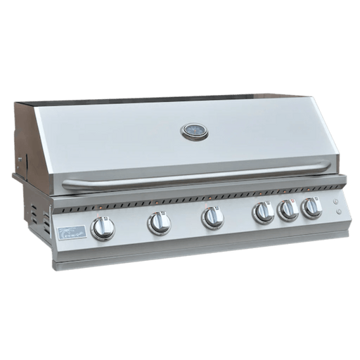 KoKoMo Grills Professional 5 Burner 40 Inch Built In Grill with Lights & Infrared Back Burner - KO-BAK5BG-PRO - Stono Outdoor Living Co