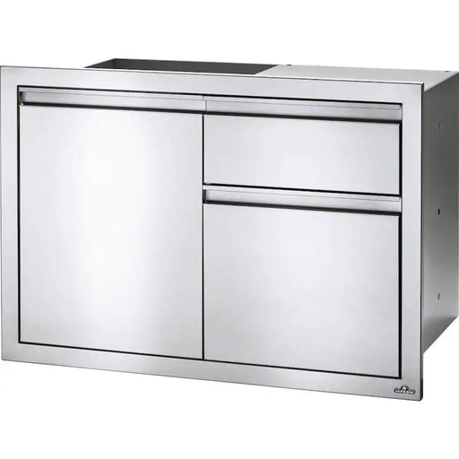 Napoleon 36-Inch Stainless Steel Single Door and Double Drawer - BI-3624-1D2DR - Stono Outdoor Living Co