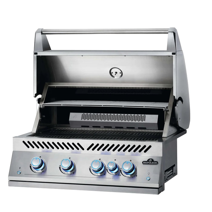 Napoleon Built-In 700 Series 32-Inch Propane Gas Grill w/ Infrared Rear Burner & Rotisserie Kit - BIG32RBPSS - Stono Outdoor Living Co