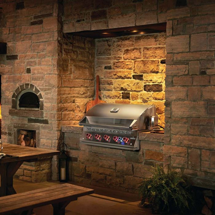 Napoleon Built-In 700 Series 38-Inch Natural Gas Grill w/ Infrared Rear Burner & Rotisserie Kit - BIG38RBNSS - Stono Outdoor Living Co