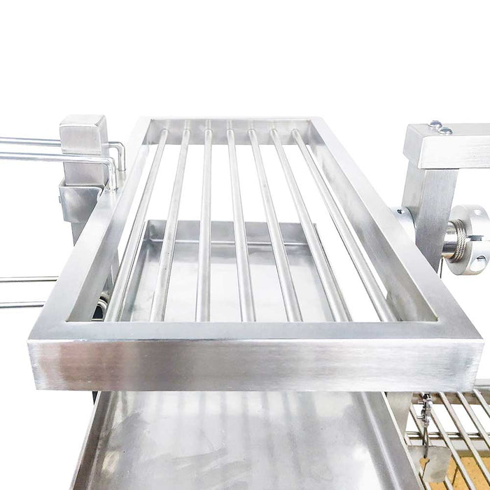 Tagwood BBQ 50-Inch Built-In Stainless Steel Santa Maria Argentine Charcoal Grill - BBQ05SS - Stono Outdoor Living Co