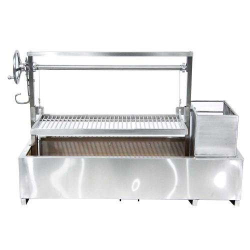 Tagwood BBQ 50-Inch Built-In Stainless Steel Santa Maria Argentine Charcoal Grill - BBQ05SS - Stono Outdoor Living Co