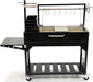 Tagwood BBQ Chief Series Argentine Santa Maria Wood Fire & Charcoal Freestanding Grill 1/8 Thickness - 714 sq. in. of total grilling area - BBQ03SI - Stono Outdoor Living Co