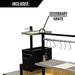Tagwood BBQ Chief Series Argentine Santa Maria Wood Fire & Charcoal Freestanding Grill 1/8 Thickness - 714 sq. in. of total grilling area - BBQ03SI - Stono Outdoor Living Co