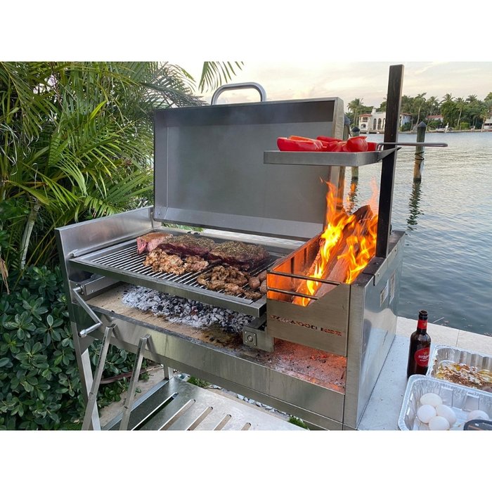 Tagwood BBQ Height Adjustable Secondary Grate for BBQ05SS, BBQ03SI, & BBQ03SS Grills - BBQ55SS - Stono Outdoor Living Co