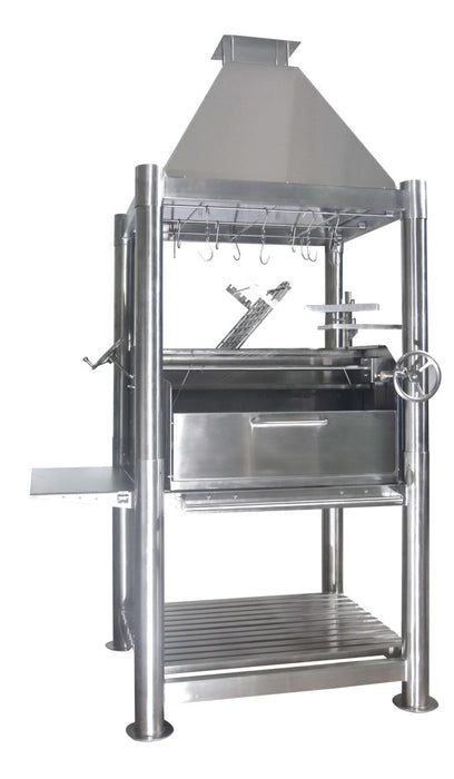 Tagwood BBQ Silver Bullet Argentine Wood Fire & Charcoal Grill - All Stainless Steel - BBQ02SS - Stono Outdoor Living Co