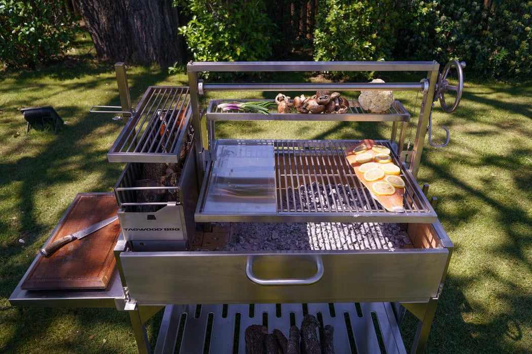 Tagwood BBQ XL Argentine Santa Maria Wood Fire & Charcoal Grill - BBQ23SS - Stono Outdoor Living Co