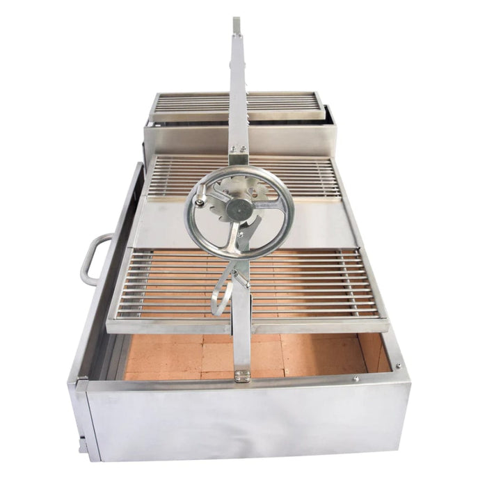Tagwood BBQ XL Built-In Argentine Santa Maria Wood Fire & Charcoal Grill - BBQ25SS - Stono Outdoor Living Co
