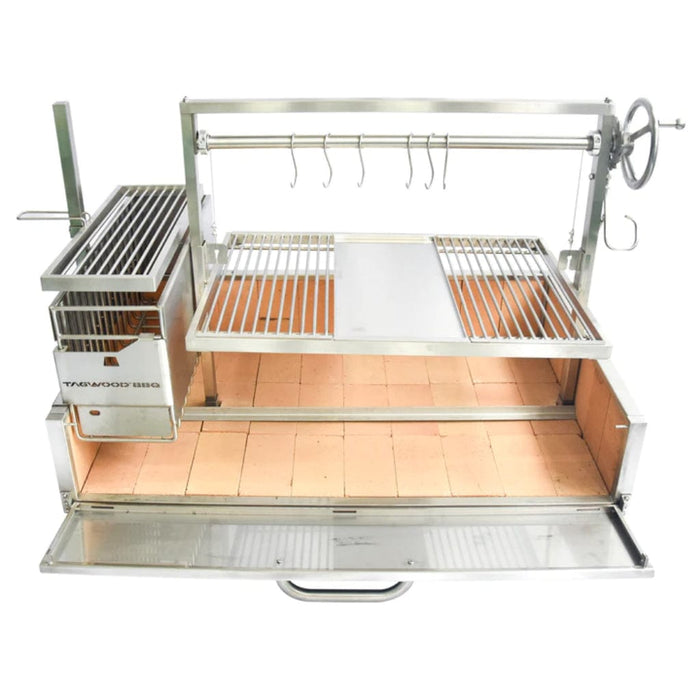 Tagwood BBQ XL Built-In Argentine Santa Maria Wood Fire & Charcoal Grill - BBQ25SS - Stono Outdoor Living Co