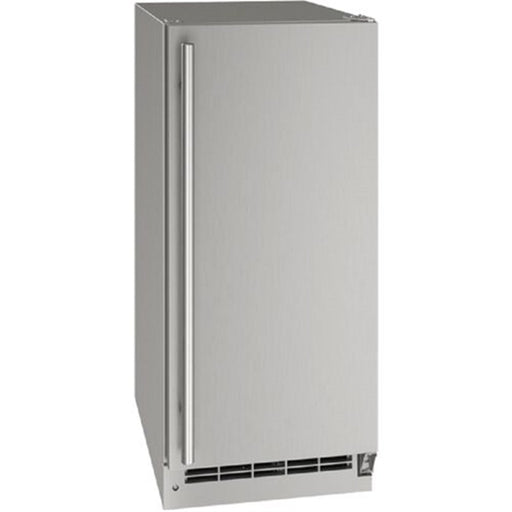 U-Line Outdoor Clear Ice Machine 15", Reversible Hinge - Stainless Steel - UOCL115-SS01B - Stono Outdoor Living Co