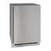 U-Line Outdoor Freezer 24", Reversible Hinge - Stainless Steel - UOFZ124-SS01B - Stono Outdoor Living Co