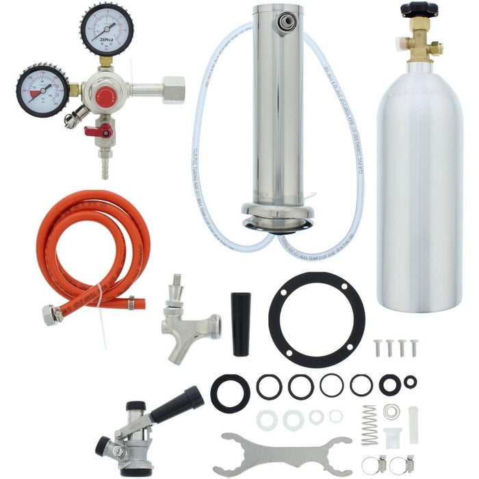 Zephyr Kegerator Single Tap Kit CO2 - PRKFK-01SSC - Stono Outdoor Living Co